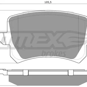 Bestseller Zestaw klocków hamulcowych, hamulce tarczowe TOMEX BRAKES TX 15-83