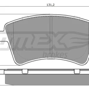 Zestaw klocków hamulcowych, hamulce tarczowe TOMEX BRAKES TX 15-84 Kup teraz
