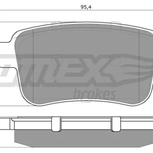 Zestaw klocków hamulcowych, hamulce tarczowe TOMEX BRAKES TX 15-85 Szybka dostawa
