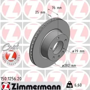 Tarcza hamulcowa ZIMMERMANN 150.1256.20 Promocja