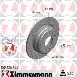 Sprawdź teraz Tarcza hamulcowa ZIMMERMANN 150.1267.52
