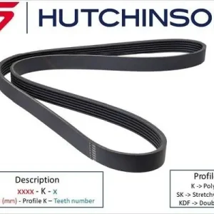 Bezpieczne zakupy Pasek klinowy wielorowkowy HUTCHINSON 1500 K 6