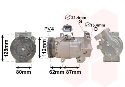 Sprężarka, klimatyzacja VAN WEZEL 1501K703 Oferta limitowana