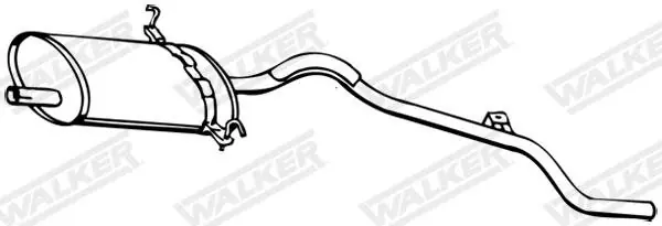 Zniżka Tłumik środkowy WALKER 15087