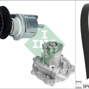 Bestseller Pompa wodna + zestaw paska klinowego wielorowkowego SCHAEFFLER INA 529 0161 31