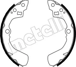 Nowy Zestaw szczęk hamulcowych METELLI 53-0037
