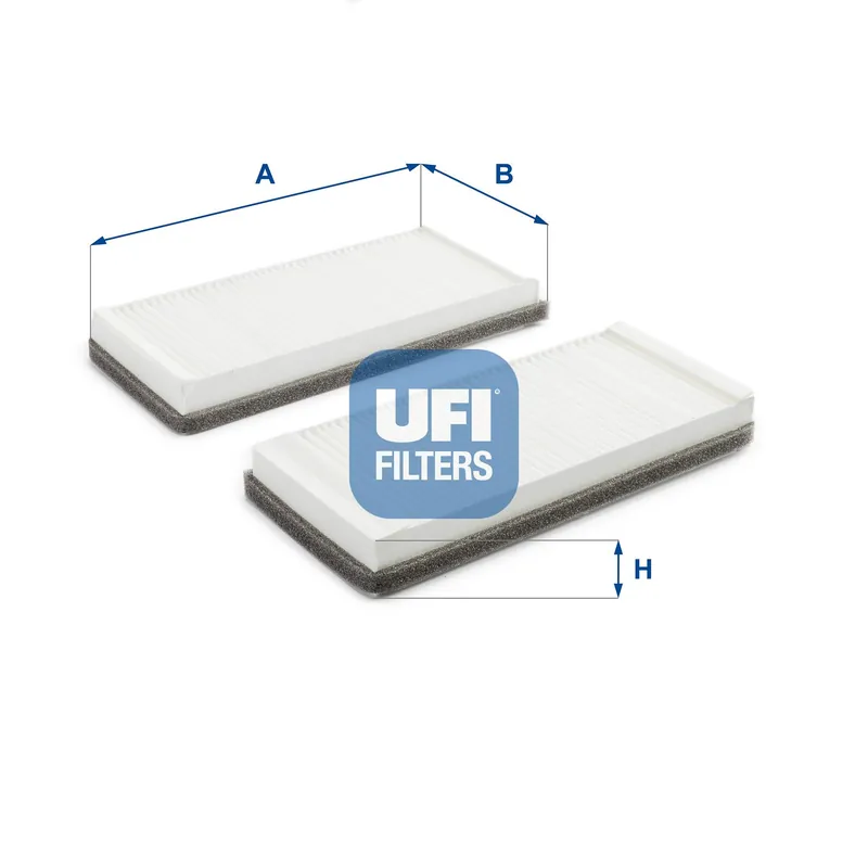 Filtr, wentylacja przestrzeni pasażerskiej UFI 53.005.00 Nie przegap