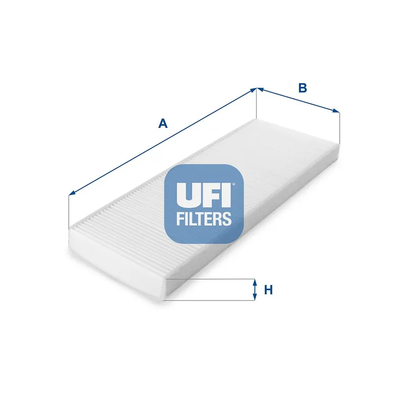 Filtr, wentylacja przestrzeni pasażerskiej UFI 53.014.00 Kup teraz