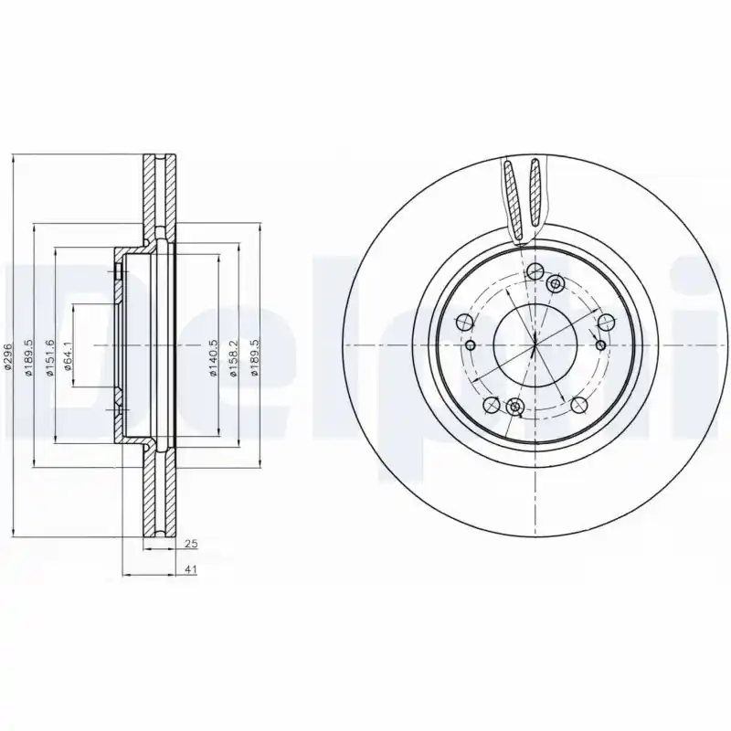 Tarcza hamulcowa DELPHI BG4224 Cena promocyjna