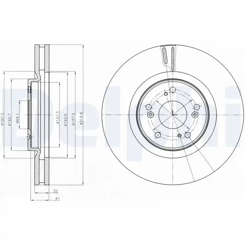 Tarcza hamulcowa DELPHI BG4225 Bezpieczne zakupy