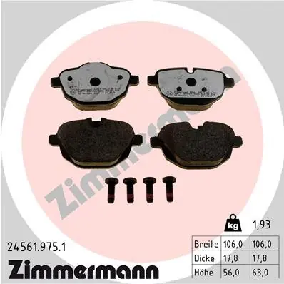 KLOCKI HAMULC. BMW 5 F10 10- TYŁ Cena promocyjna