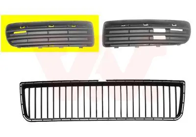 KRATKA WENTYLACYJNA ZDERZAKA VAN WEZEL 7621592 1U0807368B01C SKODA Bezpieczne zakupy
